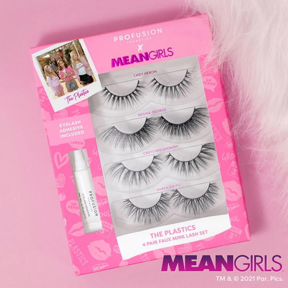 Profusion x MEAN GIRLS 4 Pair Faux Mink Lash Set
